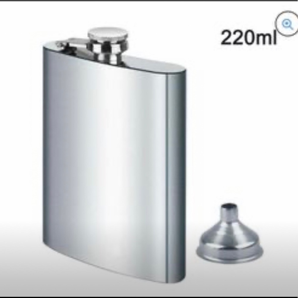 PERSONALIZATION AVAILABLE!!!  NEW: Quality 18/8 Stainless Steel Flask/Funnel Set